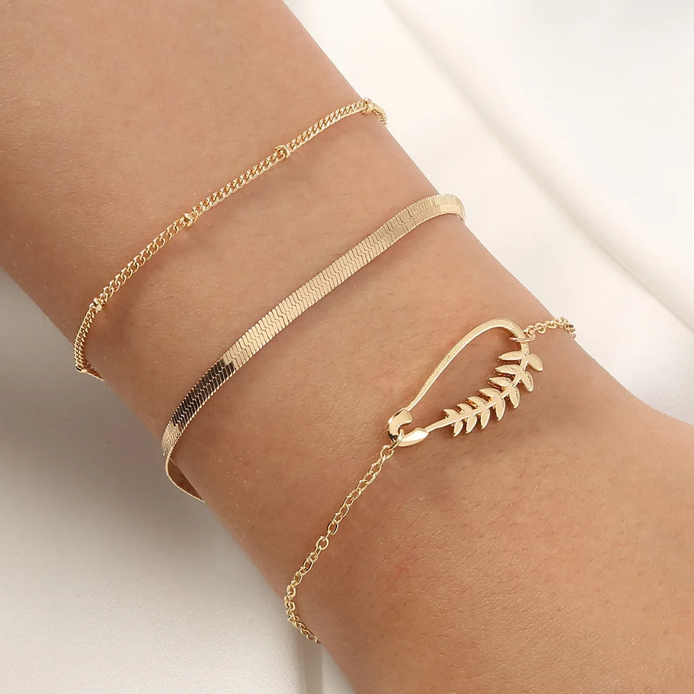 

detachable multilayer bracelet snake chain bracelet fashion women bracelet