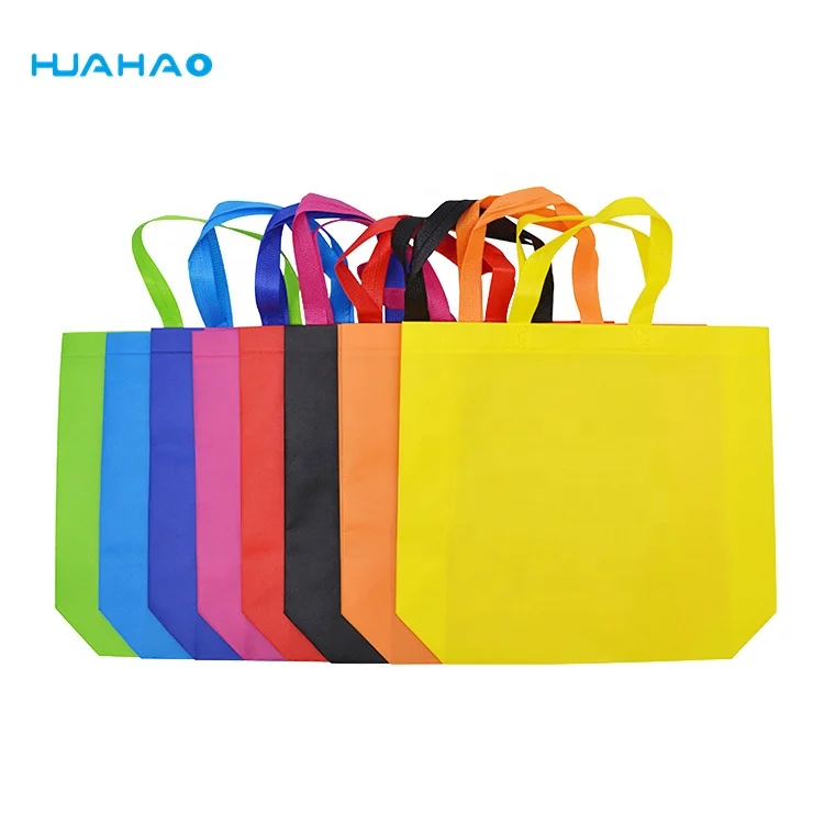 

Eco Friendly Non woven bag Custom Logo Printed Handled Shopping Bag, 11 colors avaliable