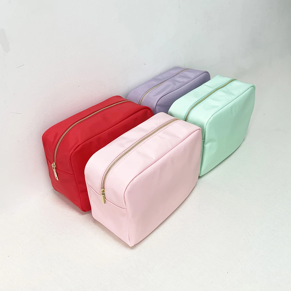 

big capacity nylon make up bag cosmetic bag pouch bag high quality, 11 colors option for you choose