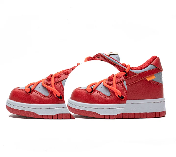 

offes dunks University Red casual mens shoes white Classic fashion men casual shoes breathable walking sport shoes