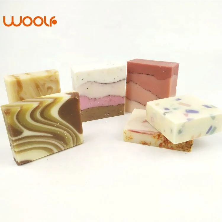 

LOW MOQ Private Label Natural Bamboo Charcoal Handmade Soap, Colorful