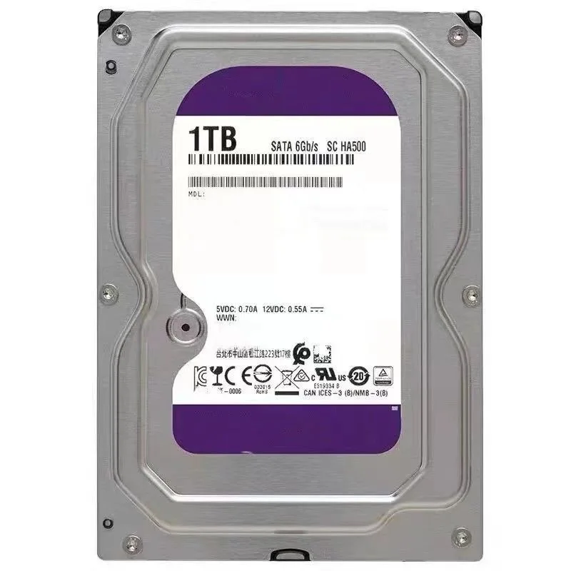 

3.5 inch SATA3 HDD 500GB 1TB 2TB 4TB 6TB 8TB 10TB 16TB 3.5 Nas SATA 6Gb/s Enterprise Internal Hard Drive HDD