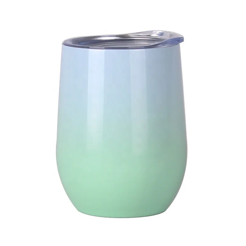 
Rose gold Wine Stainless Cup Tumbler 12oz Vacuum Insulated party cup 350ml thermal red wine mug 