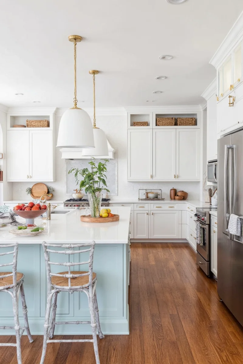 Modern quartz countertop