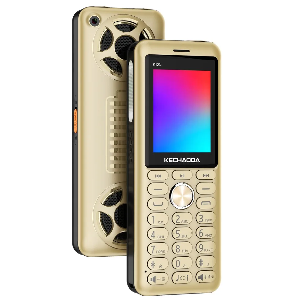 

KECHAODA K123 bar keypad rugged unlocke mobile phones direct selling support MP4/recorder/FM mobilephone