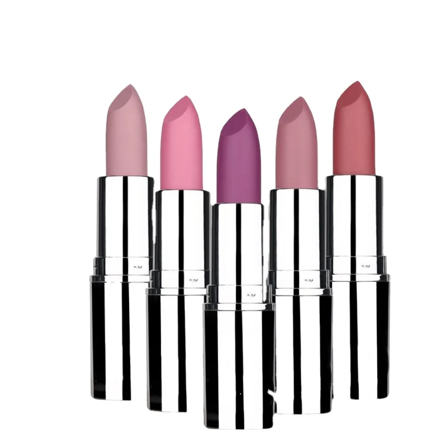 

Factory Custom Brand Matte Lipstick Private Label Nude Waterproof Vegan Makeup Glossy Cosmetic Lipstick