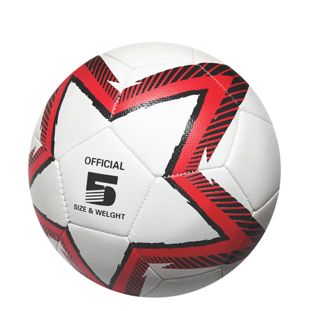 

RTS PU Soccer&Football Match Soccer Ball Size 5 Club Training Football Training Football Rubber Bladder Soccer Ball