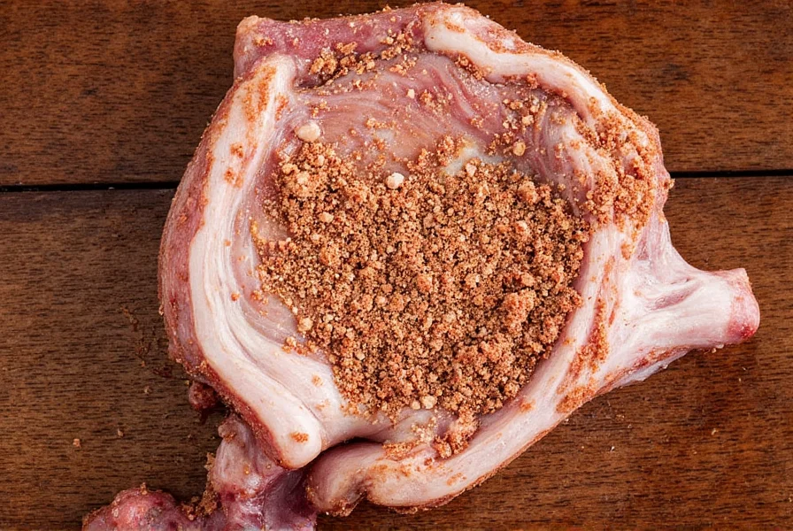 Grilled Pork Chop with Rub