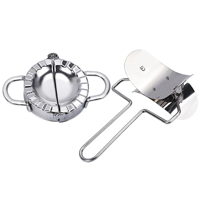 New Stainless Steel Ravioli Mould Dumpling Maker Mold Wrapper Pierogie Pie Crimper Pastry Dough Press Cutter