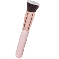 

Foundation Makeup Brush Flat Top Kabuki for Face - Perfect For Blending Liquid, Cream or Powder Cosmetics - Buffing