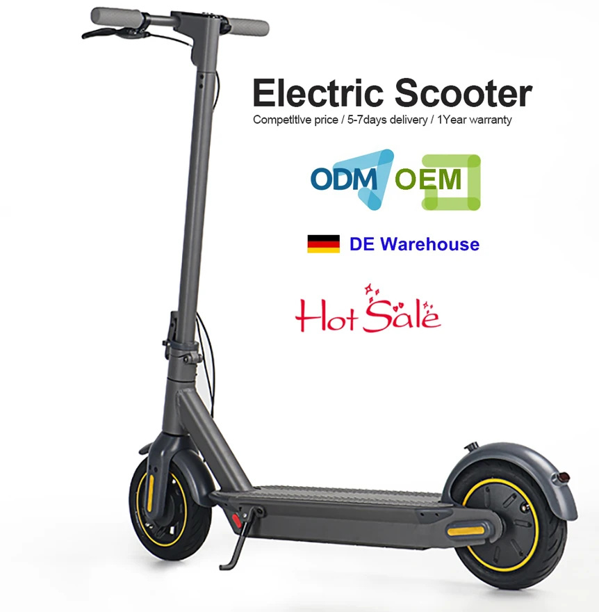 Brushless 350w 36v 15ah pedal assist new electric scooter,waterproof 10 inch eu warehouse escooter