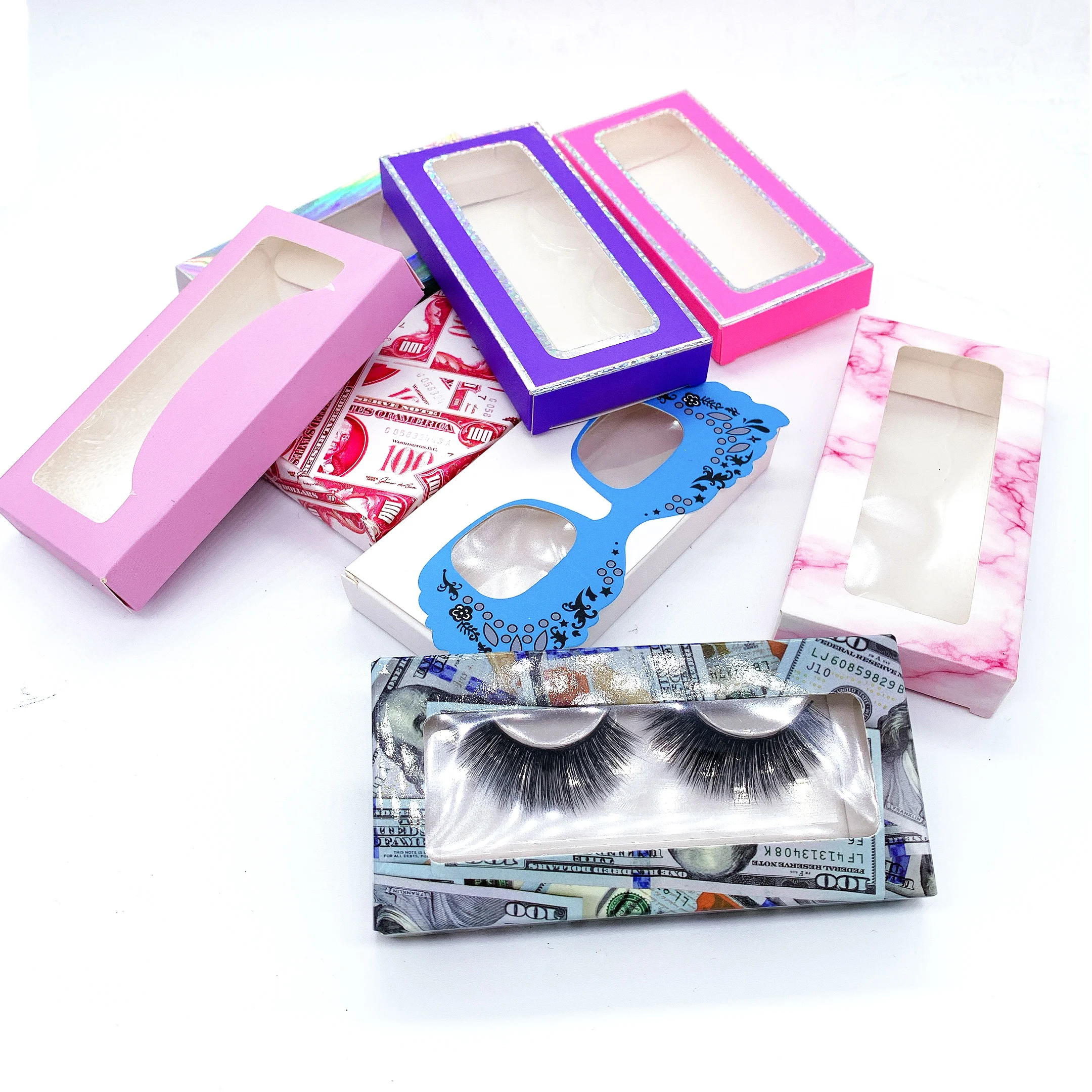 

Vendor natural and soft strong cotton band new york 3D Faux Mink eyelash, Black color