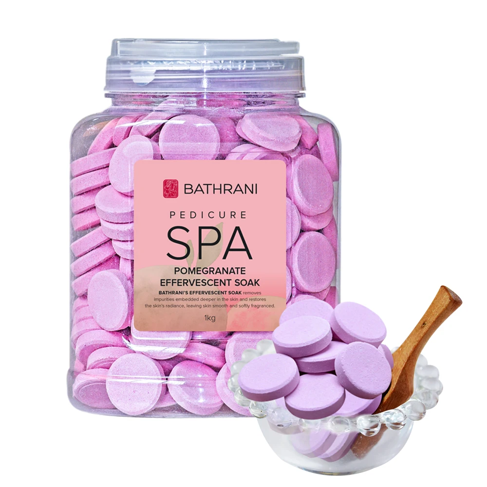 

Wholesale Foot Care Products Pedicure bath bomb Dry Skin for Foot Soak, Pink/white