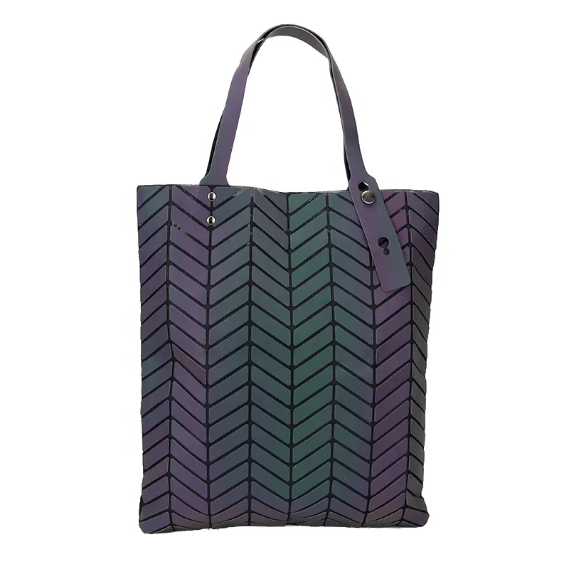 

Luminous Geometric large capacity handbags for women tote bag