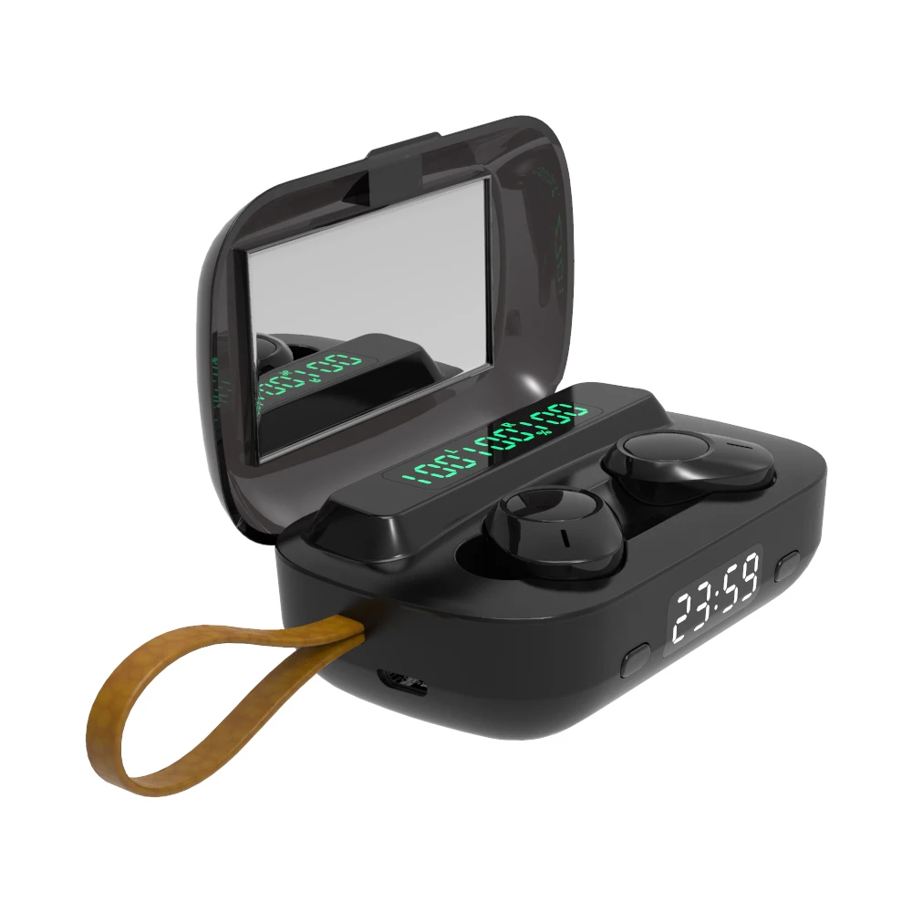 

Factory Direct Supply Earbuds Bluetoothes Led Digital Light Hifi Bluetoothes Stereo Earphone