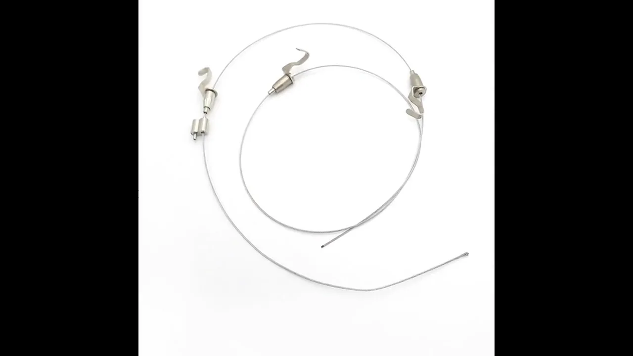 Adjustable Light Fixture Hanger Steel Wire Rope Gripper Cable Hanging