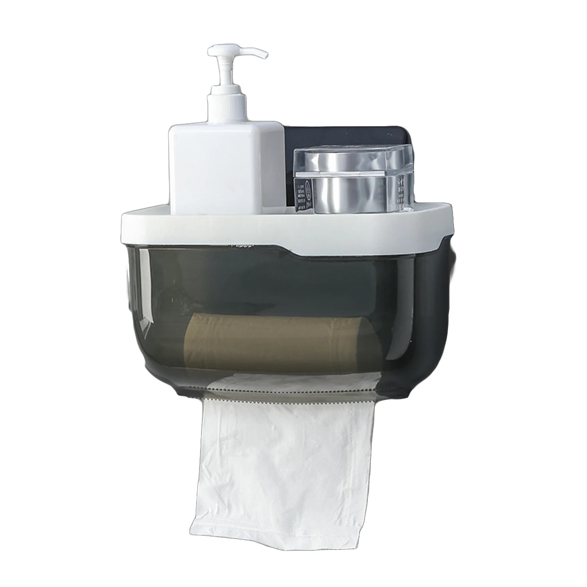 

5 Colors Bathroom paper towel box Waterproof Toilet Paper Holder Mobile Phone Storage Shelf Wall Mounted Rack