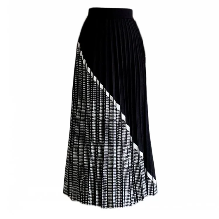 

2021 New Design African Print High Waist Tulle Mid Length Women Casual Skirt