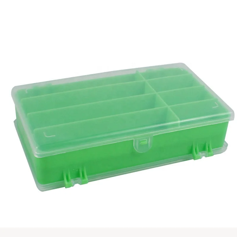 

Portable outdoor double-sided bait box accessories storage box five-color rock fishing fish hook box, 8 colors