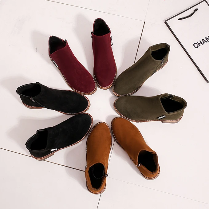 

2021 China wholesale hot sale women's flat boots for women and ladies
