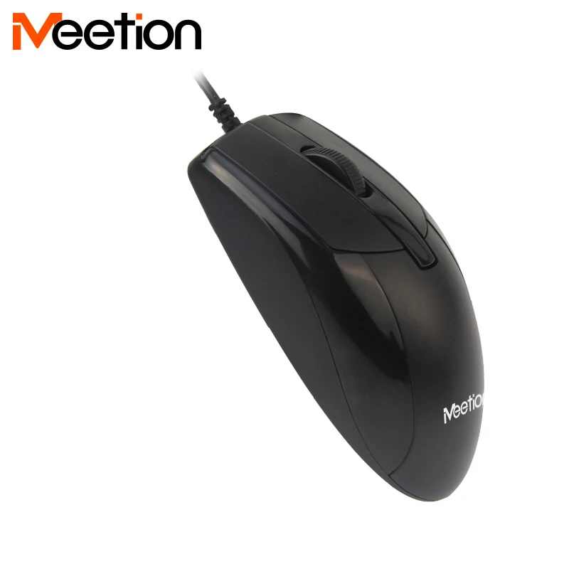 

MEETION Hot Sale ergonomic 3d Scroll Wheel Usb Wired Computer PC optical Mouse, Balck