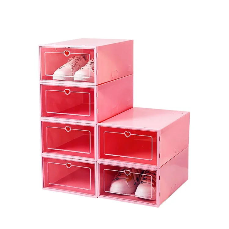 

2021 China Sale Popular Hot Selling Storage Shoe Box Top Quality Cheap Storage Shoe Box, Black, white, blue, pink