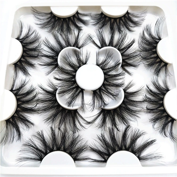 

KS series 25mm mink false eyelashes natural fluffy, thick and soft eyelashes 7 pairs suitable for banquet dance