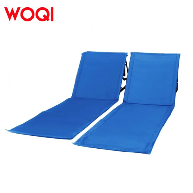 WOQI Outdoor Portable Foldable Beach Poolside Chair Beach Cushion Leisure Backrest Floor Cushion Chair
