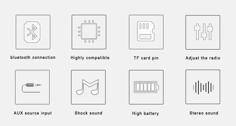 Hand-free TF Card Tabletop Alarm Clock Wireless Bluetooth Speaker With FM Radio - ANKUX.COM