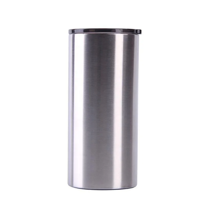 

22oz 30oz Fatty tumbler White Straight Sublimation Blanks Stainless Steel Tumblers with sliding lid