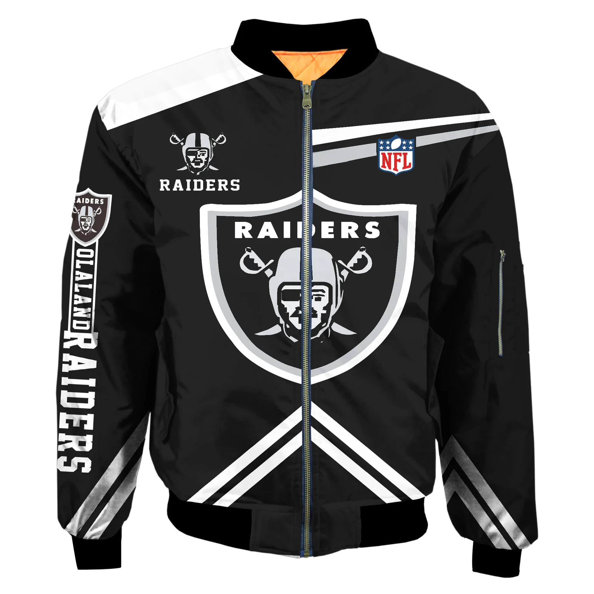 

Men's jacket NFL series cotton jacket flight jacket 3D digital printing