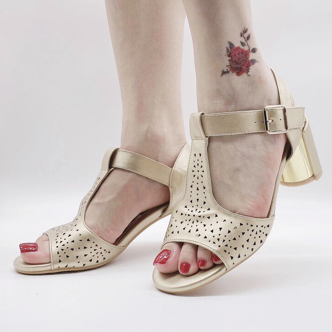 

Ladies New Openwork Strappy High Heels Platform for Women Fancy Slides Sandals