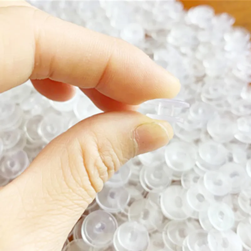 

12mm Wholesale Bulk cheap Transparent White Ornament Button Buckles Parts Accessories Fit for DIY Clogs Shoe Charms