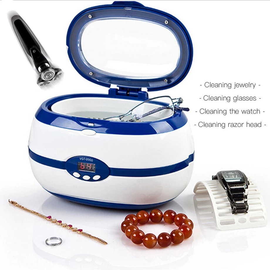 Digital 600ml Ultrasonic Cleaner For Cleaning Hearing Aid Ear Mold