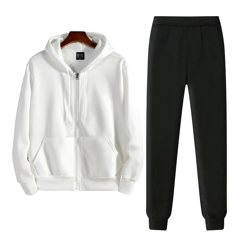 

Factory direct sale loose plus size men and women couple hooded sweater coat suit