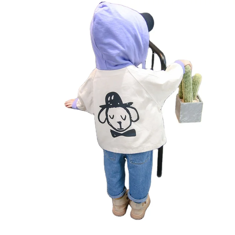 

Spring and autumn girls casual jackets Korean children's tops
