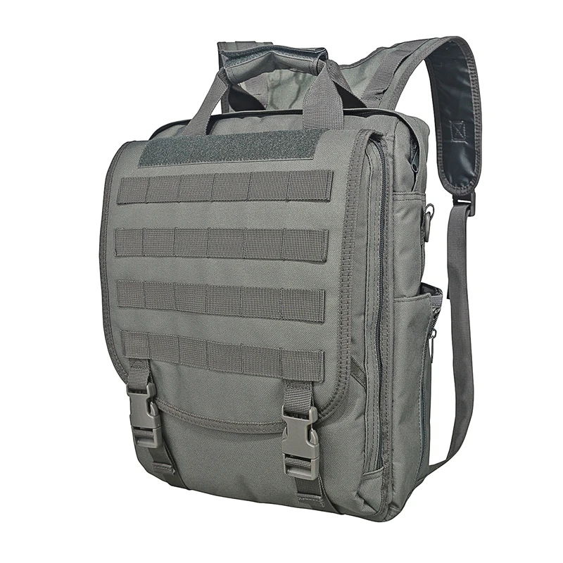 

Military Laptop Travel Business Work Gray Water Tear Resistant MOLLE Zipper Pocket U.S.A Warehouse DDP Backpacks