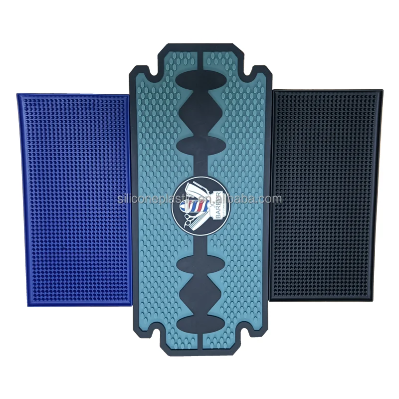 

Wholesale silicone bath mat set custom logo rubber bar mat with high quality, Customized color