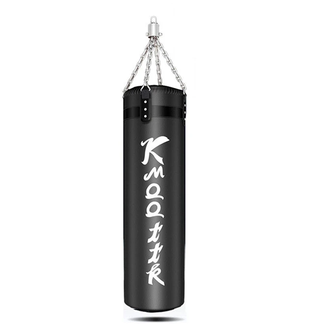 

Hanging type 80cm high Empty Sport Boxing Bags Punching Bag PU Leather Punching Boxing bag, Red / blue / yellow / black