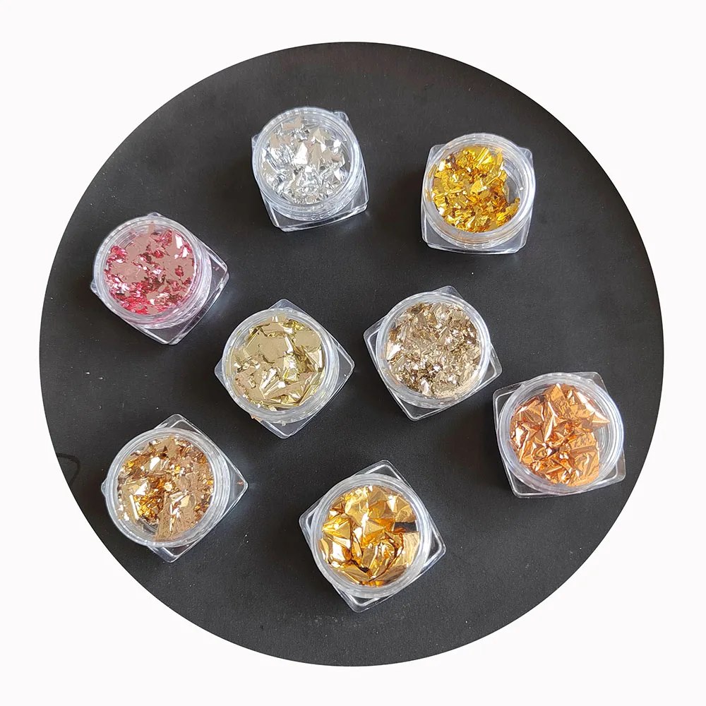 Heart Star Glitter Flakes Crafts Nail Sequins Stickers Accessories for Slime