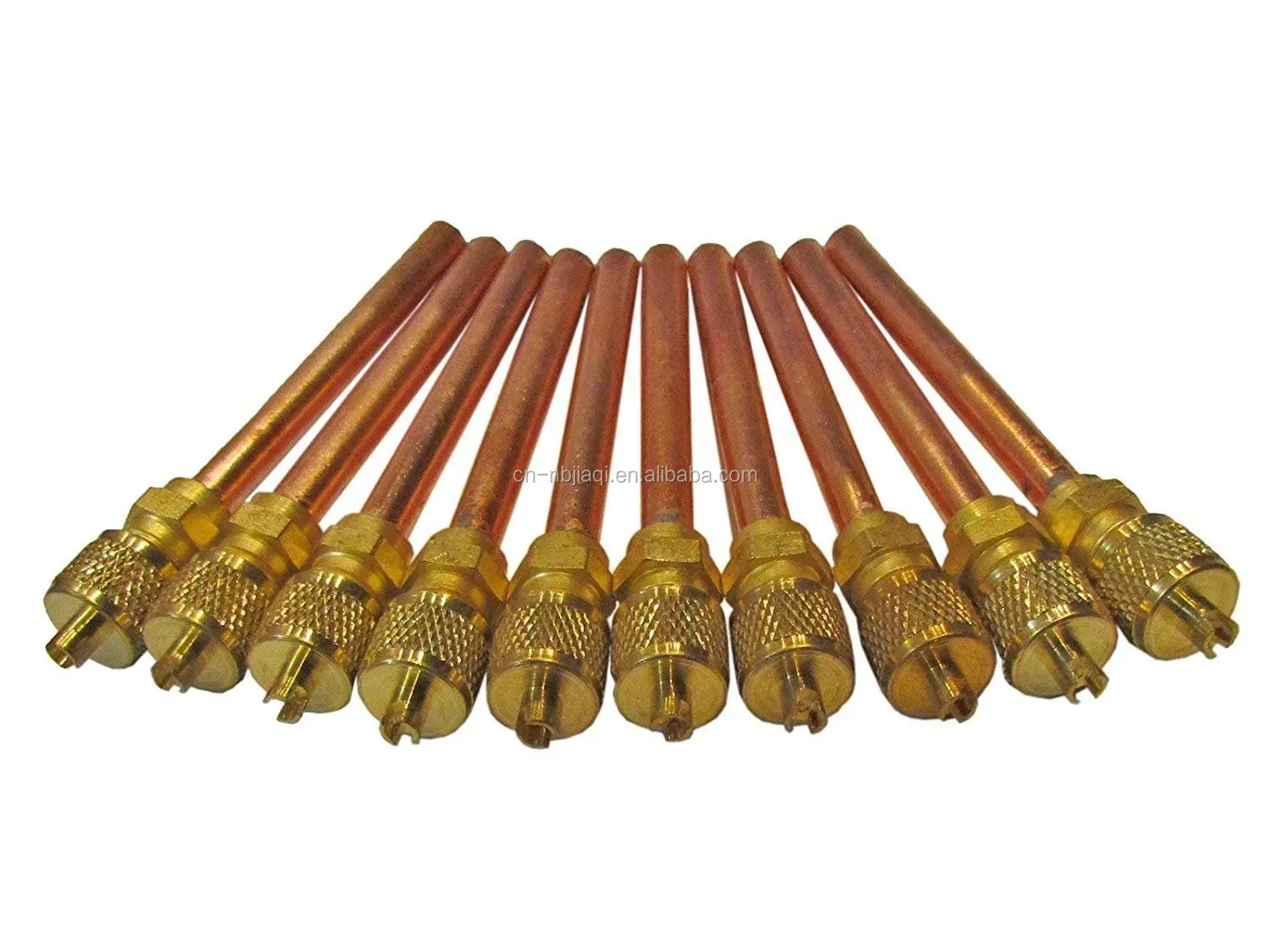 1/4 铜针阀检修阀空调备件 6毫米铜管检修阀单向