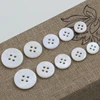 white mop mother of pearl real river shell button 4 holes