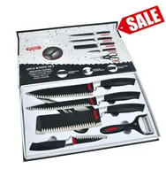 

amazon best seller non-stick coating 6pcs kitchen knife set with gift box