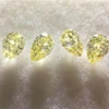 Wedding Diamond Engagement Bridal Jewelry Manufacture 1.046ct Natural Yellow Loose Diamond FY SI VS