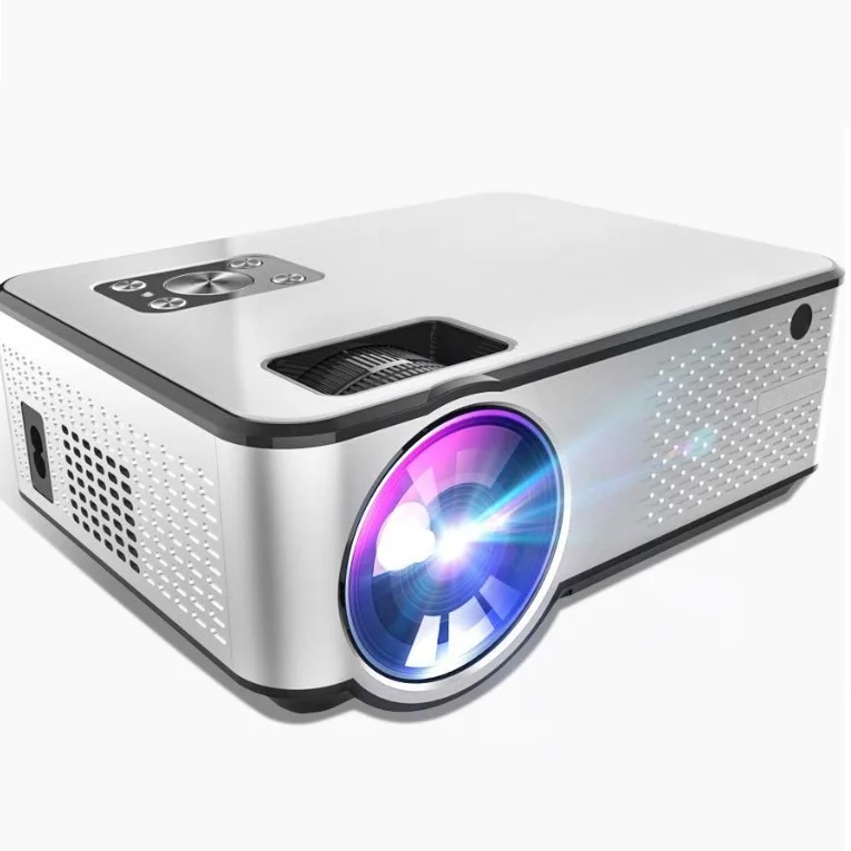 

Cheerlux Home Theater Projector 2800 lumen 1080p support Full HD Proyector TV Portable Projetor Mini Video Multimedia Beamer, Black white