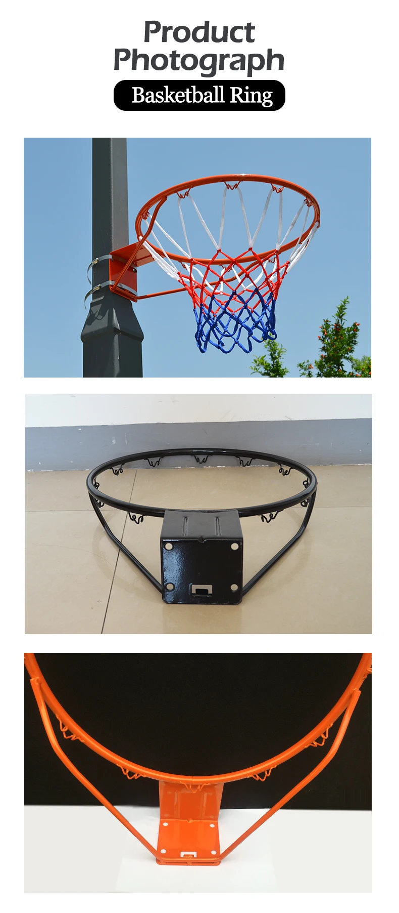 Outdoor Indoor 18 Inch Portable Basketball Rim With Net For Sale Buy
