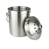 china silver wholesale hand take kitchen compost bin