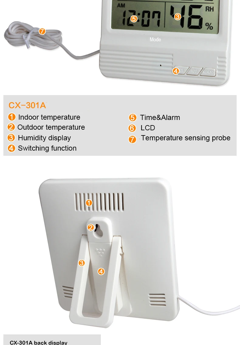 High Quality Fish Tank Thermometer Digital Thermometer In Celsius