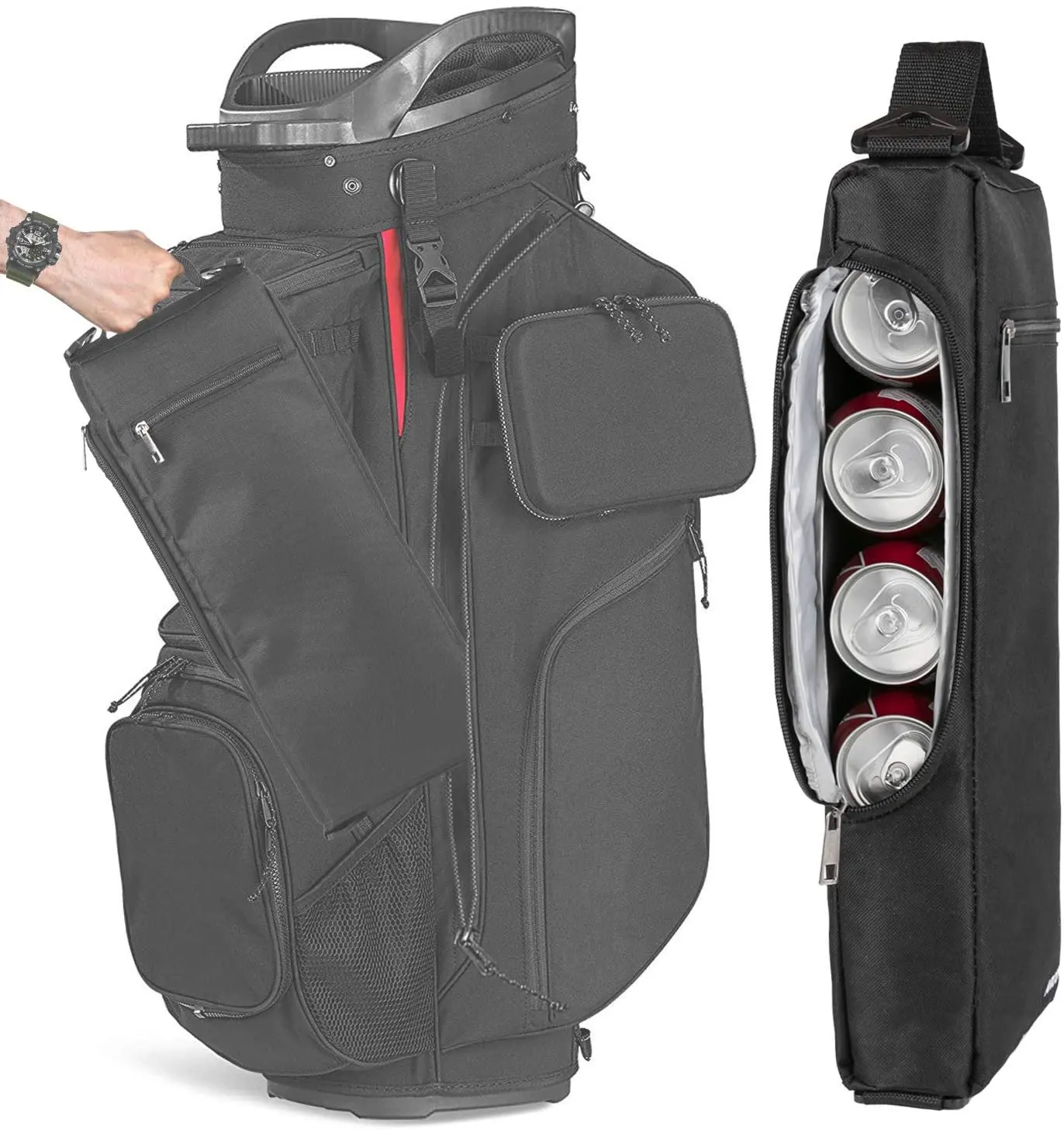 Free Sample Golf Cooler Bag Accessories For Men And Small Soft Bags