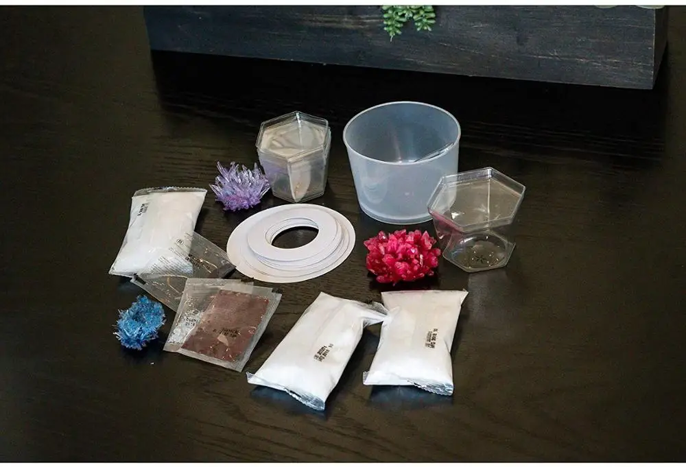 
Easy DIY STEM Toys Lab Experiment Specimens Crystal Growing Science Experimental Kit 